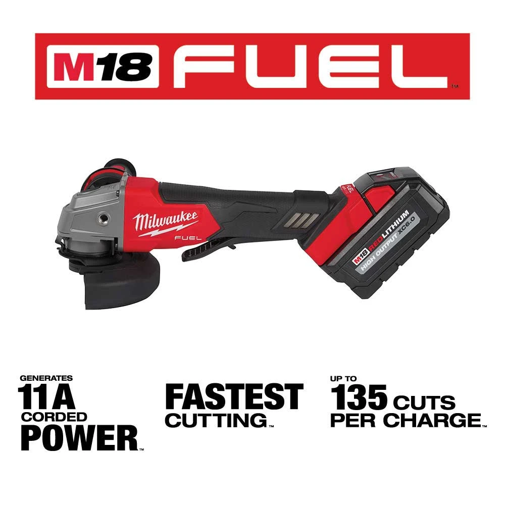 Milwaukee 2880-22 M18 FUEL 18V 4-1/2" / 5" Grinder Paddle Switch No-Lock Kit 5 Milwaukee 2880-22 M18 FUEL 18V 4-1/2" / 5" Grinder Paddle Switch No-Lock Kit