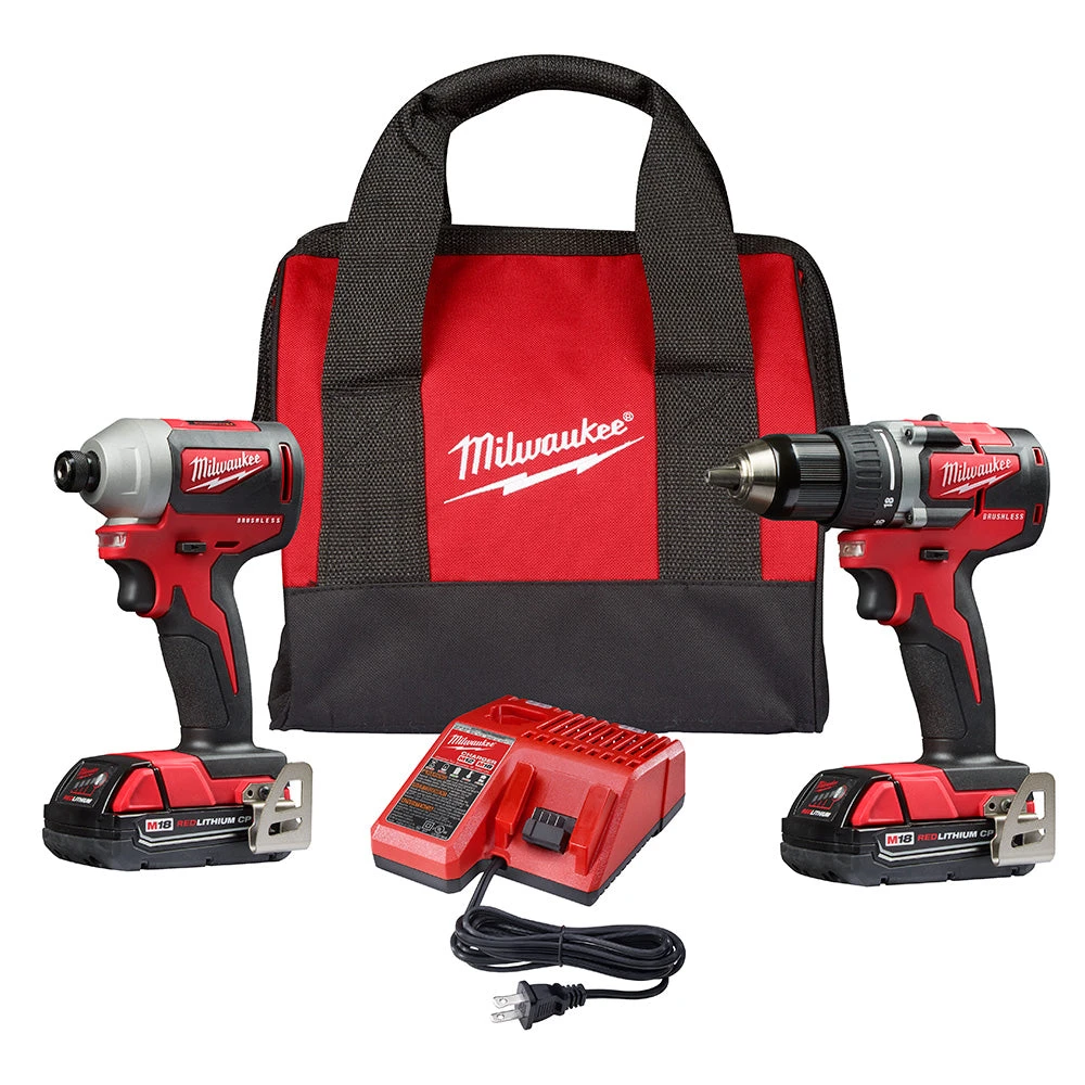 Milwaukee 2892-22CT M18 18V 2-Tool Drill Driver And Impact Driver Combo Kit Tools & Equipment 3 Milwaukee 2892-22CT M18 18V 2-Tool Drill Driver And Impact Driver Combo Kit Tools & Equipment