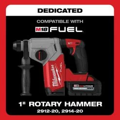 Milwaukee 2912-DE M18 FUEL HAMMERVAC 1" Dedicated Dust Extractor - Bare Tool | Powerful Dust Extraction | M18 FUEL System 17 Milwaukee 2912-DE M18 FUEL HAMMERVAC 1