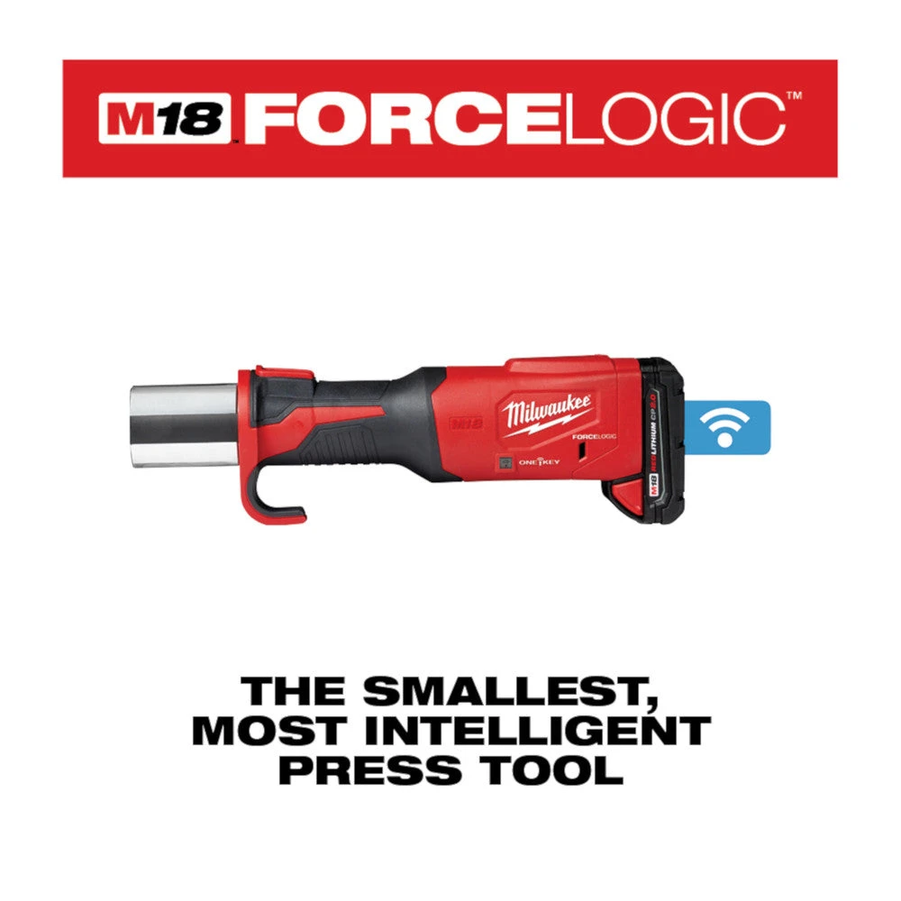 Milwaukee 2922-20 M18 18V FORCE LOGIC Cordless Li-Ion Press Tool Kit with ONE-KEY | Professional Grade 5 Milwaukee 2922-20 M18 18V FORCE LOGIC Cordless Li-Ion Press Tool Kit W/ ONE-KEY
