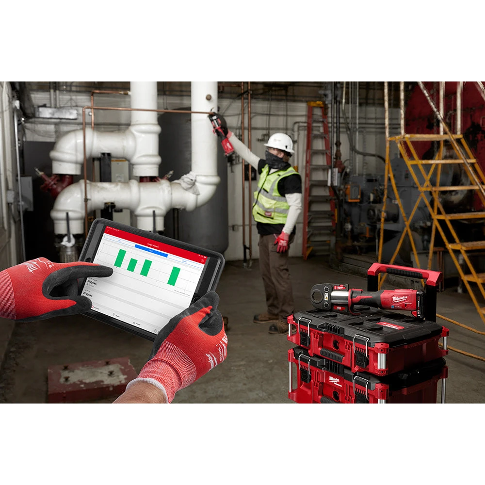 Milwaukee 2922-20 M18 18V FORCE LOGIC Cordless Li-Ion Press Tool Kit with ONE-KEY | Professional Grade 6 Milwaukee 2922-20 M18 18V FORCE LOGIC Cordless Li-Ion Press Tool Kit W/ ONE-KEY