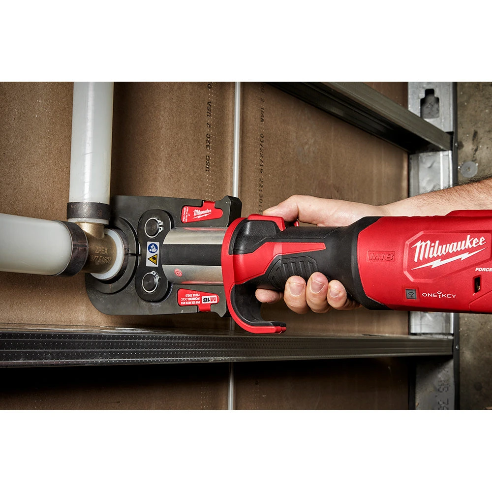 Milwaukee 2922-20 M18 18V FORCE LOGIC Cordless Li-Ion Press Tool Kit with ONE-KEY | Professional Grade 9 Milwaukee 2922-20 M18 18V FORCE LOGIC Cordless Li-Ion Press Tool Kit W/ ONE-KEY