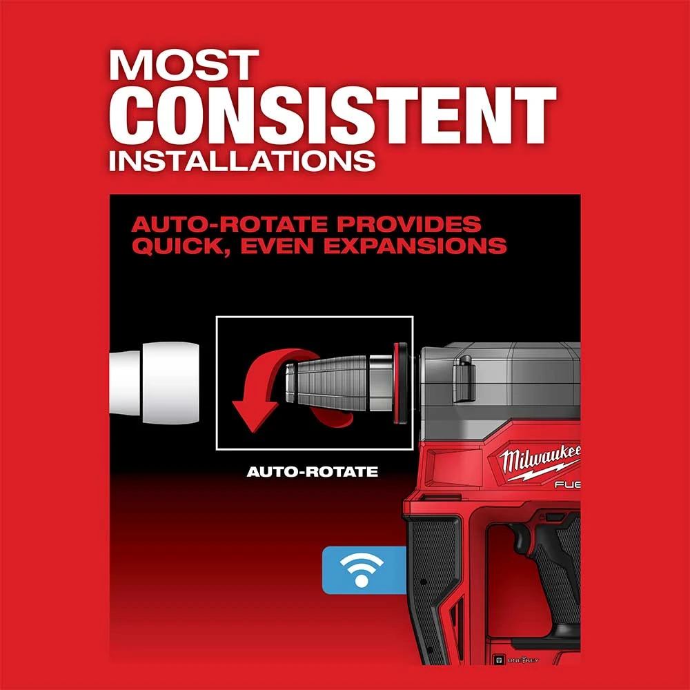 Milwaukee 2932-22XC M18 FUEL 2" ProPEX Expander Kit with 1-1/4" - 2" Expander Hose | Plumbing Tools 11 Milwaukee 2932-22XC M18 FUEL 2" ProPEX Expander Kit W/ 1-1/4" - 2" Expander Hose Tools & Equipment