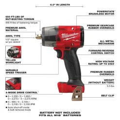 Milwaukee 2962P-20 M18 FUEL 1/2