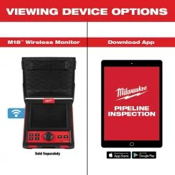 Tools & Equipment Milwaukee 2973-22 M18 120’ Pipeline Sewer Camera Inspection System Kit