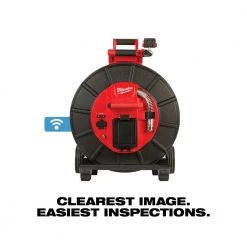 Milwaukee 2974-22 M18 200' High Resolution Pipeline Inspection System Kit | Drain Snakes & Plumbing Tools 20 Milwaukee 2974-22 M18 200’ High Resolution Pipeline Inspection System Kit Tools & Equipment
