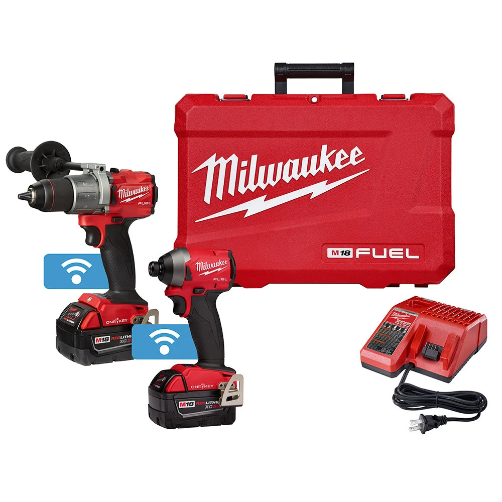 Tools & Equipment Milwaukee 2996-22 M18 FUEL 18V Hammer Drill And Impact Driver Combo Kit 3 Tools & Equipment Milwaukee 2996-22 M18 FUEL 18V Hammer Drill And Impact Driver Combo Kit