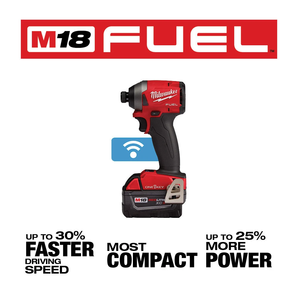 Tools & Equipment Milwaukee 2996-22 M18 FUEL 18V Hammer Drill And Impact Driver Combo Kit 7 Tools & Equipment Milwaukee 2996-22 M18 FUEL 18V Hammer Drill And Impact Driver Combo Kit