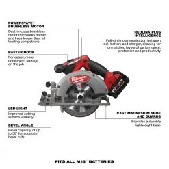 Tools & Equipment Milwaukee 2998-25 M18 FUEL 18V Lithium-Ion Brushless Cordless Combo Kit - 5 PC 27 Tools & Equipment Milwaukee 2998-25 M18 FUEL 18V Lithium-Ion Brushless Cordless Combo Kit - 5 PC