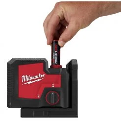 Milwaukee 3510-21 REDLITHIUM USB Rechargeable Cordless Green 3-Point Laser