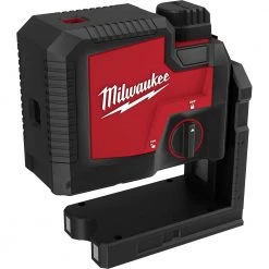 Milwaukee 3510-21 REDLITHIUM USB Rechargeable Cordless Green 3-Point Laser