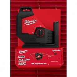 Milwaukee 3631-21 M12 360 Degree Green Beam Single Plane Laser Kit