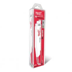 Milwaukee 48-00-8026 9" 5 TPI SAWZALL The Ax Durable Blade - 25 PK