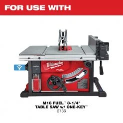 Milwaukee 48-08-0561 Black Heavy Duty Steel Compact Folding Table Saw Stand