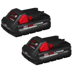 Milwaukee 48-11-1837 M18 18V 3.0Ah REDLITHIUM Compact Battery Pack, 2pk Tools & Equipment