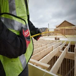 Milwaukee 48-22-0425 25 Ft Compact Wide Blade Tape Measure W/ 12 Ft Standout