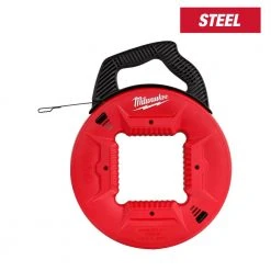 Milwaukee 48-22-4185 100 Feet 1/4 Inch Steel Fish Tape