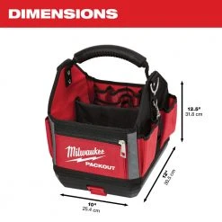 Tools & Equipment Milwaukee 48-22-8310 10-Inch 28-Pocket Ballistic Material Packout Tote
