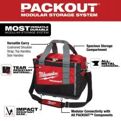 Tools & Equipment Milwaukee 48-22-8321 15-Inch Heavy Duty PACKOUT Polyester Carrying Tool Bag