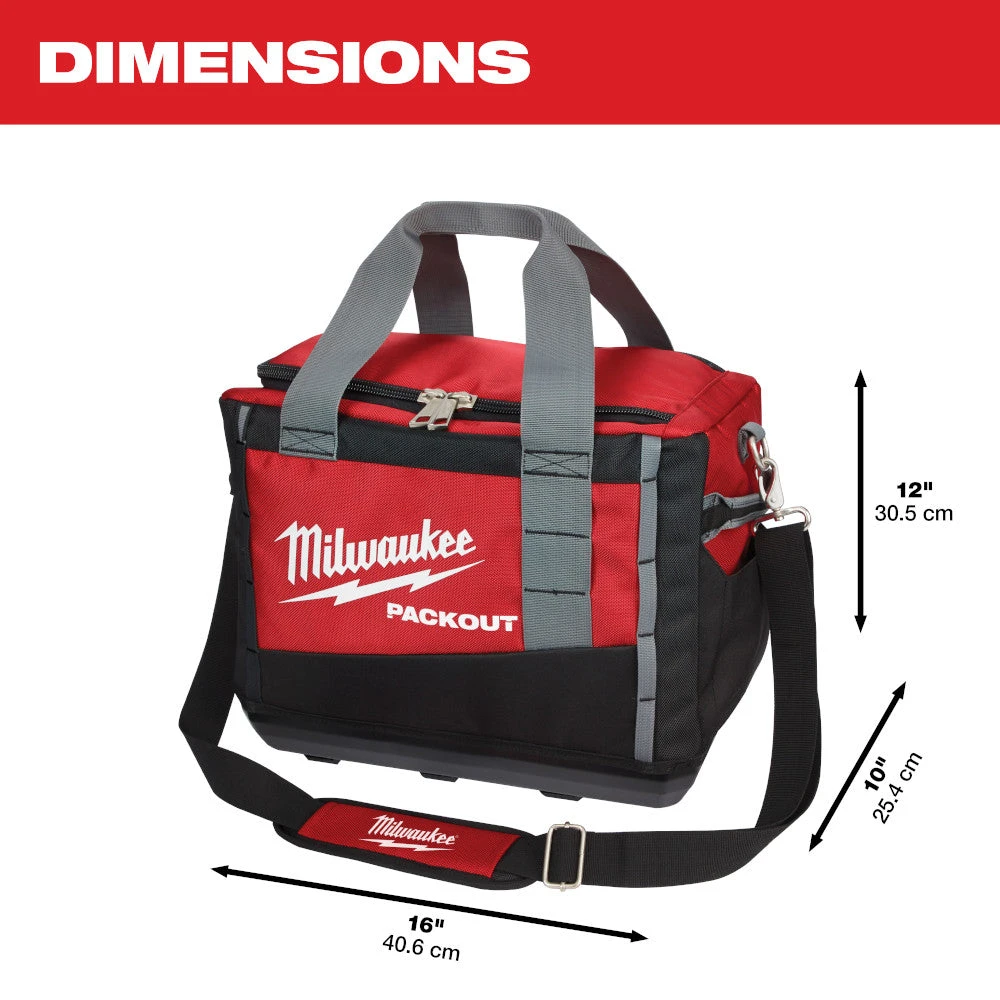 Tools & Equipment Milwaukee 48-22-8321 15-Inch Heavy Duty PACKOUT Polyester Carrying Tool Bag 5 Tools & Equipment Milwaukee 48-22-8321 15-Inch Heavy Duty PACKOUT Polyester Carrying Tool Bag