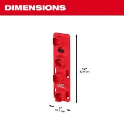Milwaukee 48-22-8338 M12 PACKOUT Durable Battery Holder Storage System