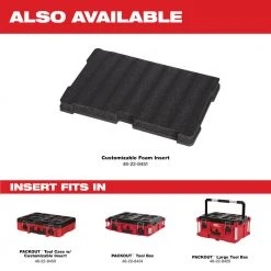 Tools & Equipment Milwaukee 48-22-8424 75-Pound Capacity Polymer Packout Standard Tool Box