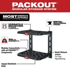 Milwaukee 48-22-8480 PACKOUT Heavy Duty Racking Kit W/ 50 Pound Capacity Tools & Equipment
