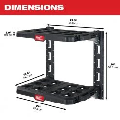 Milwaukee 48-22-8480 PACKOUT Heavy Duty Racking Kit W/ 50 Pound Capacity Tools & Equipment