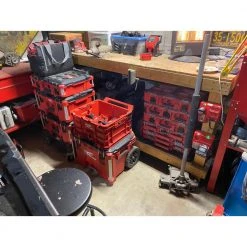 Tools & Equipment Milwaukee 48-22-84PKIT PACKOUT Heavy Duty Polymer Tool Box Combo Kit