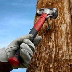 Tools & Equipment Milwaukee 48-22-9040 4 IN 1 Linemans Hammer W/ High Strength Fiberglass Handle