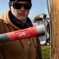 Tools & Equipment Milwaukee 48-22-9040 4 IN 1 Linemans Hammer W/ High Strength Fiberglass Handle