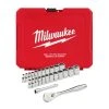 Milwaukee 48-22-9044 1/4" Drive Metric SAE Ratchet/Socket Set - 25 PC Tools & Equipment
