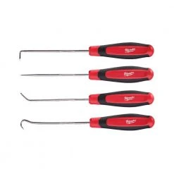 Tools & Equipment Milwaukee 48-22-9215 Heavy Duty Durable Hook And Pick Set - 4 PC