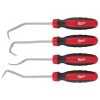 Milwaukee 48-22-9217 All Metal Durabel Core Hose Pick Set - 4 PC