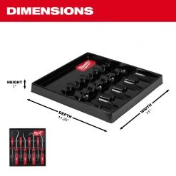 Milwaukee 48-22-9218 All Metal Durable Core Hook / Pick Set - 8 PC