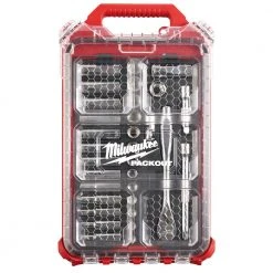 Milwaukee 48-22-9482 3/8” Ratchet Metric Socket Set W/ PACKOUT Case - 32pc