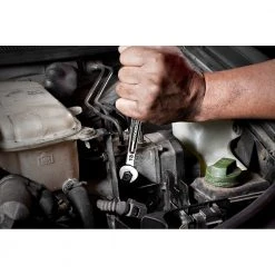 Milwaukee 48-22-9511 Metric Chrome Plated Combination Wrench Set - 11 PC Tools & Equipment