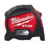 Tools & Equipment Milwaukee 48-22-9725M 25 Foot Magnetic STUD Tape Measure
