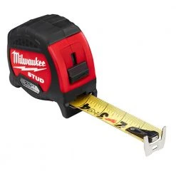 Tools & Equipment Milwaukee 48-22-9725M 25 Foot Magnetic STUD Tape Measure
