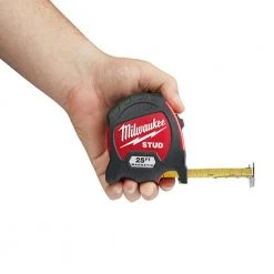 Tools & Equipment Milwaukee 48-22-9725M 25 Foot Magnetic STUD Tape Measure