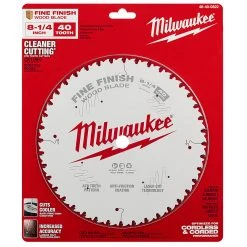 Milwaukee 48-40-0822 8-1/4-Inch 40-Tpi Carbide Fine Finish Circular Saw Blade