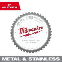 Milwaukee 48-40-4515 8-Inch 42-TPI Durable Metal Cutting Circular Saw Blade
