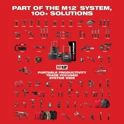 Tools & Equipment Milwaukee 48-59-2440B M12 12V 4.0AH Li-Ion Battery And Charger Starter Kit W/Bag