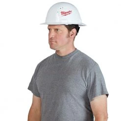 Tools & Equipment Milwaukee 48-73-1011 Full Brim Vented Hard Hat W/ BOLT Slots Type 1 Class C