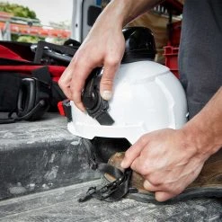Milwaukee 48-73-1301 White Vented Class E Type 2 Safety Helmet W/ BOLT Tools & Equipment