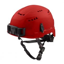 Tools & Equipment Milwaukee 48-73-1308 Red Vented Class C Type 2 Safety Helmet W/ BOLT