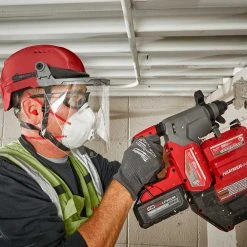 Tools & Equipment Milwaukee 48-73-1308 Red Vented Class C Type 2 Safety Helmet W/ BOLT