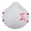 Tools & Equipment Milwaukee 48-73-4035 N95 Respirator W/ Flexible Nose Bridge - 20 PK