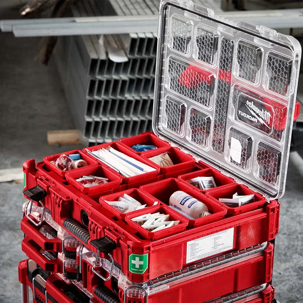Milwaukee 48-73-8430 PACKOUT Class B Type III Durable First Aid Kit - 204 PC Tools & Equipment 13 Milwaukee 48-73-8430 PACKOUT Class B Type III Durable First Aid Kit - 204 PC Tools & Equipment