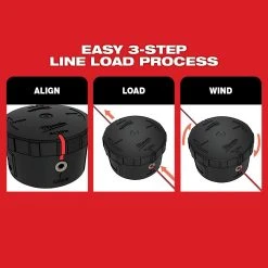 Milwaukee 49-16-2714 Easy Load Trimmer Head Lawn & Outdoor Power